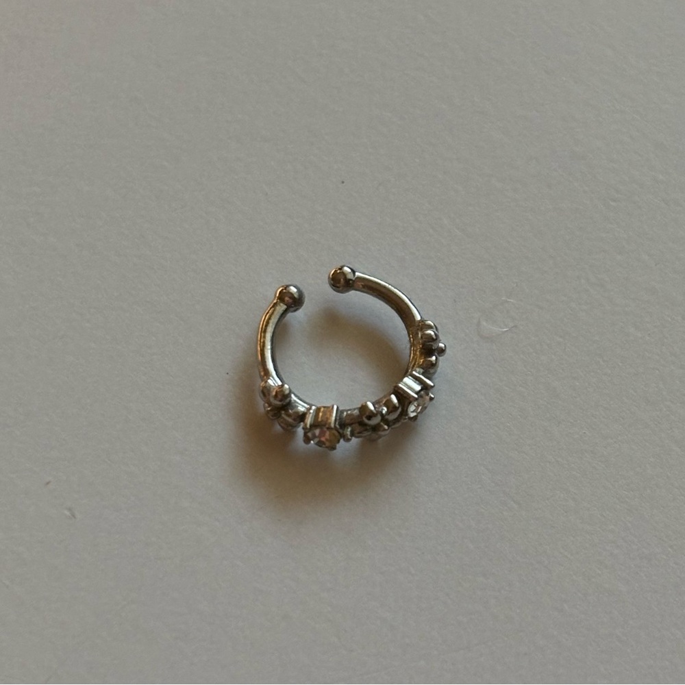 Elegant Silver Ear Cuff